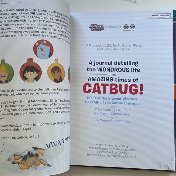 Bravest Warriors Presents: Catbug's Treasure Book Hardcover - Picture 2 of 7